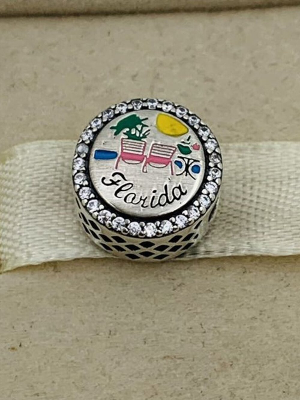 ✨🔥Pandora Florida Exclusive Beach Flamingo charm